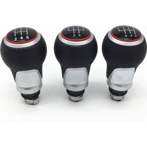 12mm Car Styling Gear Shift Knob Lever Shifter For Audi A4 B6 B7 B8 A6 S4 8K A5 8T Q5 S Line Ibiza 6J Seat Leon Mk1 Passat Golf