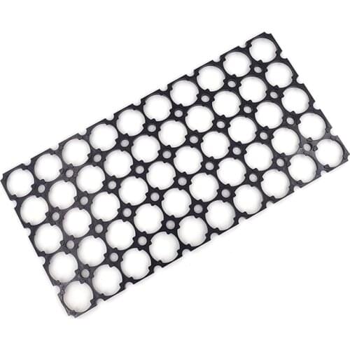 32650 Battery Case Holder Bracket 10x5 Cell Safety Anti Vibration Plastic Bracket Batteries Connection Seat for Diy Battery Pack