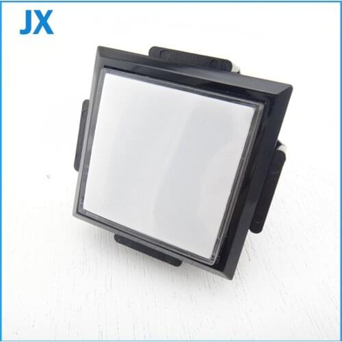 60*60mm Lighted button Illuminated quadrate Push Button with microswitch for arcade game machine white color