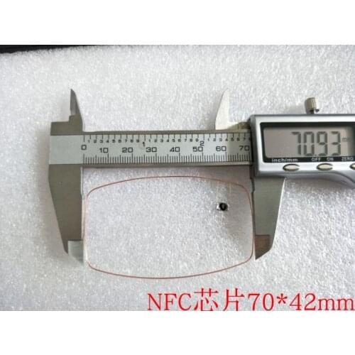 70*42mm NFC chip antenna tags NFC tag 203/213 chips COB and coil RFID IC ISO14443A tag