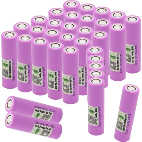 Russian Warehouse Fast delivery INR 18650 Battery 30Q li-ion batteries lithium 3000mah 3.7V 30A high drain 10C rechargeable