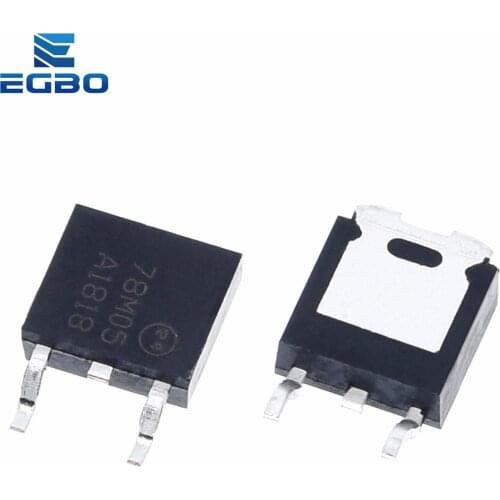 EGBO 10pcs New 78M05 TO252 7805