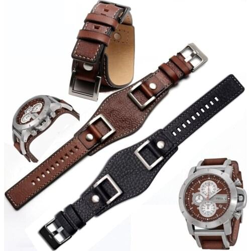 Fossil JR1157 watchband Genuine leather 24mm men watch strap High quality leather bracelet Retro style