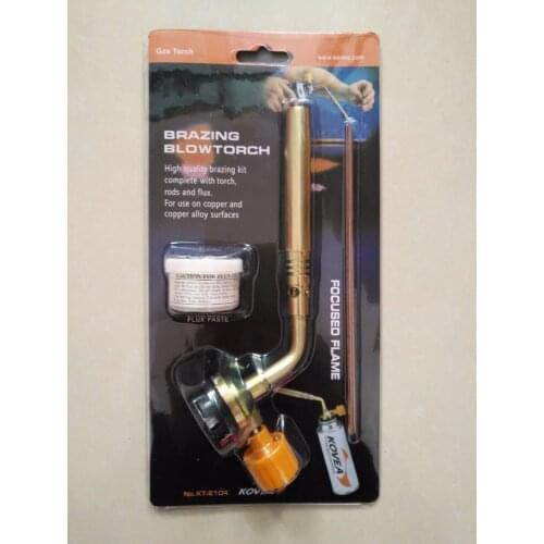 Pure Copper Welding Torch and 1350 Degree Gas Torch Burners Flame Gun For Camping Picnic Heating BBQ