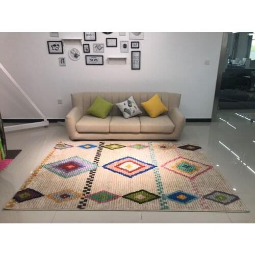 Geometric Minimalist Modern Style Floor Mats Bathroom Kitchen Non-Slip Mat Carpet Living Room Carpet Bedroom Bedside Mat Can Be
