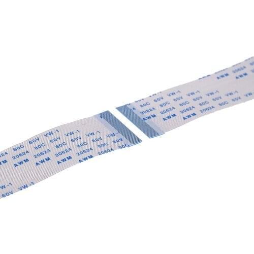 10 pcs FPC FFC Flexible Flat Cable Jumper 40 PIN 0.5 mm pitch Step Opposite Sides Contact Length 1000mm Reverse ZIF Type B