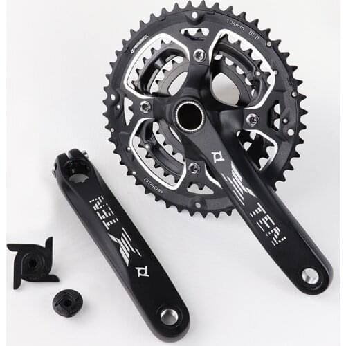 Prowheel TEN-751-TT Hollow 9S 26 36 48T Bicycle Mountain Bike Crankset Chain Wheel Freewheel Crank & Chainwheel