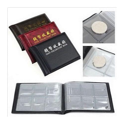 120 Coin Album Collection Book Coin Album Coins Holders Collecting Wholesale Color Random