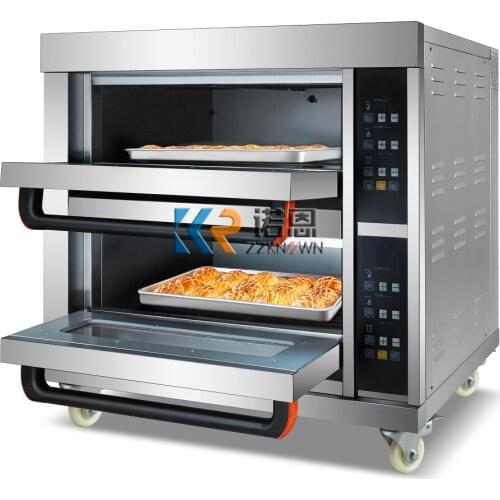 Commercial Biscuit Snack Bakery Machines Equipment Electric Pizza Baking Oven Bakery Bread Making Machine