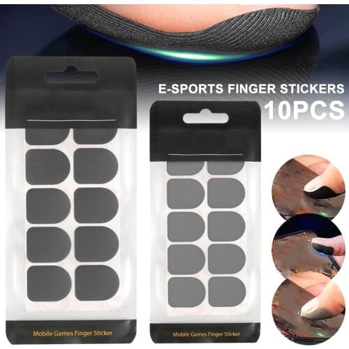 10PCS Finger Sleeve Anti-sweat Handheld Game Professional E-sports For PUBG Mobile And Arena Of Valor Thumb Sleeve Anti-skid