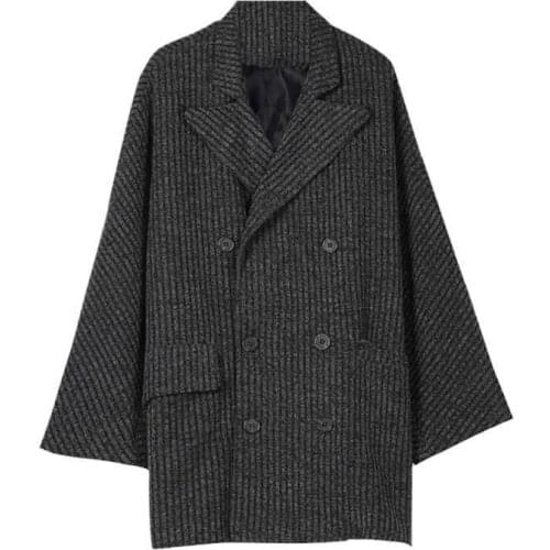 2021 New Casual Large Size 4XL Womens Clothing Spring Autumn Blazer Jackets Korean Long Windbreaker Coat Female Outerwear xa394