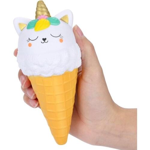 New Squishy Kawaii Ice Cream Slow Rising Gags Practical Jokes Toy Squish Antistress Squishies Squeeze Food Wholesale