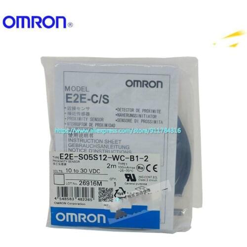 Original new Omron Photoelectric switch E2E-S50S12-WC-C1 E2E-S05S12-WC-B1 E2E-C03SR8-WC-C1 E2E-C04S12-WC-C1 E2E-S04SR8-WC-C1