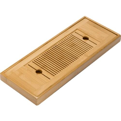 Water Storage Tea Tray Bamboo Creative Simple Japanese Style Tea Tray Table Accessories Bandeja Comida Teaware Tools DI50CP
