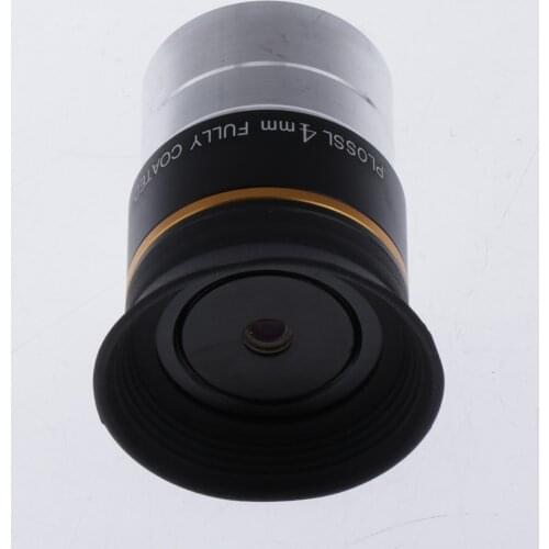Fully Coated 4mm Plossl Telescope Eyepiece for Standard 1.25inch Telescope Filters and Other Devices