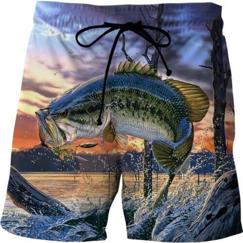 Summer 3D Print tropical fish Mens shorts casual shorts running shorts Bermuda shorts for men Hip Hop board shorts men clothing