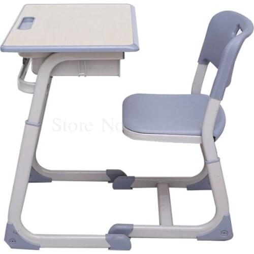 Tutoring Training Courses Desks and Chairs Childrens Writing Desk School Organization Training Table Lifting Set Student Desk
