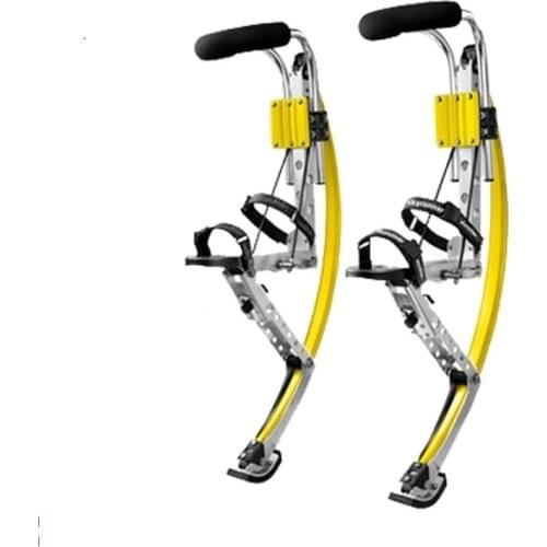 Outdoor fitness equipment for adults Weight: 155~200 lbs/70~90kg YELLOW Color jump stilts/skyrunner/Jump-shoes/Flying Shoes