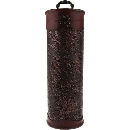 Vintage Antique Wooden Wine Box Wedding Wine Gift Box-2 Size- 1 Bottle/2 Bottle