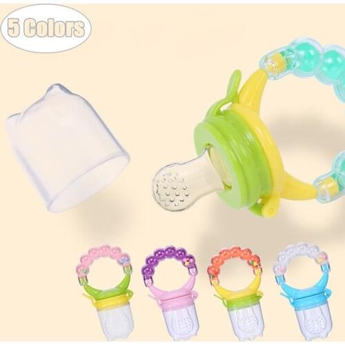Baby Nipple Pacifier Clip Fruit Food Holder Silicone Pacifier Feeding
