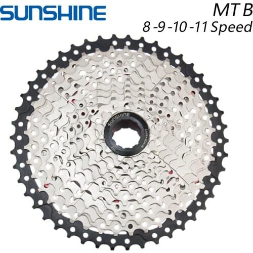 SUNSHINE 8S 9S 10S 11S 40T 42T 46T 50T 52T Bicycle Flywheel Sprockets Wide Ratio MTB Mountain Bike Bicycle Component parts