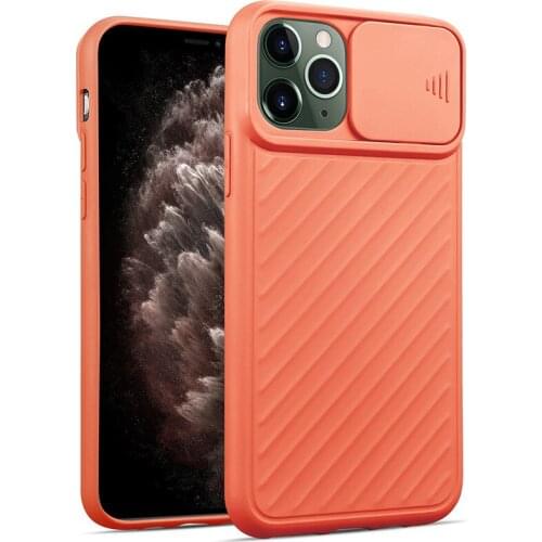 100 pcs For iPhone X XR XS MAX Candy Color Camera Protection Shockproof Slide phone Case For iPhone 11 Pro Max