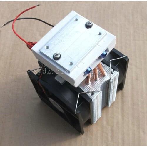 2017 High quality Finished Thermoelectric Peltier Refrigeration Water Cooling System Cooler with 2 fan with TEC1-12715