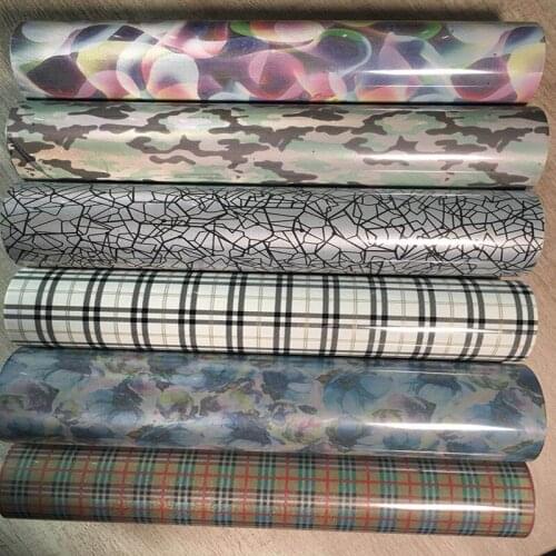 Free shipping 1 sheet 25cmx50cm 10"x20" colorful reflective heat transfer vinyl press t-shirt HTV film cutting plotter