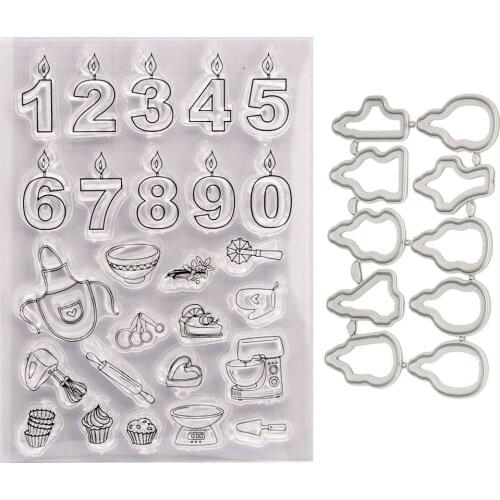 Digital Silicone Clear Stamps for Scrapbooking Decorations Decoration Embossing Folder Craft Rubber Stamp Tools New