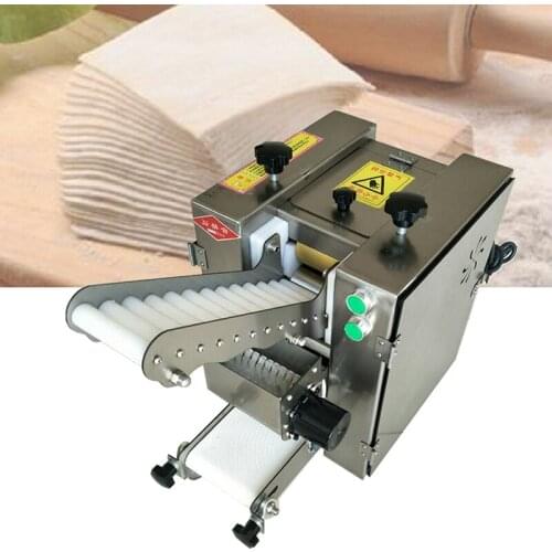 Electric Dumpling Skin Roti Maker Gyoza Wrapper Machine Wonton Sheet Making Machine