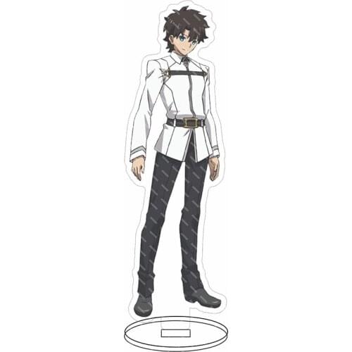 Fate Grand Order Keychain Man Acrylic Stand Key Chain Women Key Holder Couples Keyring Anime Key Ring Llaveros Fujimaru Ritsuka