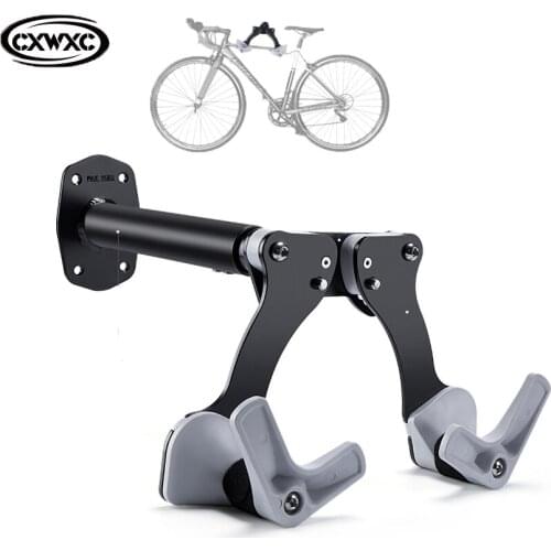 CXWXC Bike Wall Mount Horizontal Bicycle Storage Holder Rack Bracket Garage Hanger Hooks Universal Durable Indoor Repair Stand