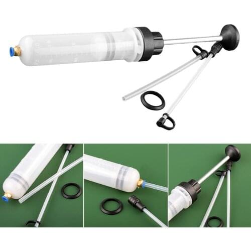 200cc Car Oil Fluid Extractor Filling Syringe Delivery Bottle Transfer Hand Pump Manual Oil Fluid Pump RV ATV Boat Accessories