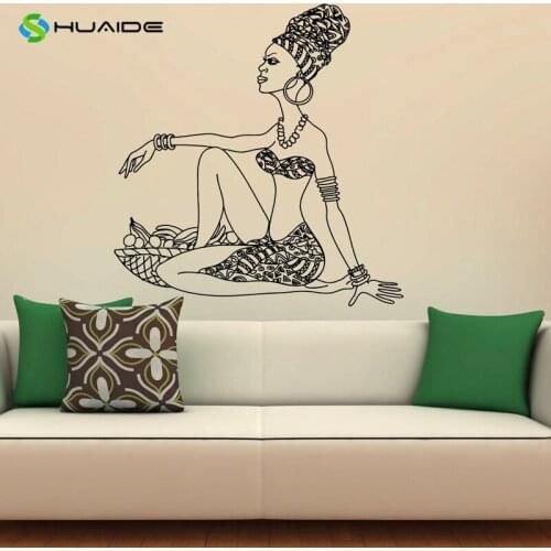 Wall Decal Hairstyle Beauty Hair Salon Vinyl Sticker Interior Bedroom Home Decor Dorm Room Wall Poster Art Murals Stickers A89