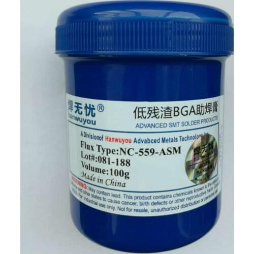 Paste NC-559-ASM 100g Leaded Free Soldering Flux Welding Paste For SMT BGA Reballing Soldering Welding Repair No Clean Flux