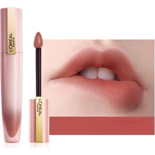 TT LOral First Kiss Lipstick Lip Lacquer Matte Mirror Non-Decolorizing White Lipstick Lip Gloss Lip Gloss