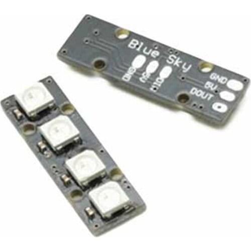 Portable Super Mini LED Strip with 4 WS2812B RG85050 Colorful LED Lamp for Naze32 CC3D Flight Controller RC Drone