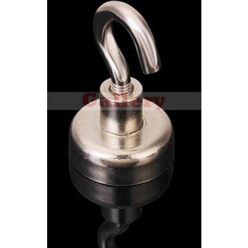 Sale Iman Neodymium Magnets N35 20x37mm Hook Pot Strong Rare Earth Salvage Tool Magnet Strong