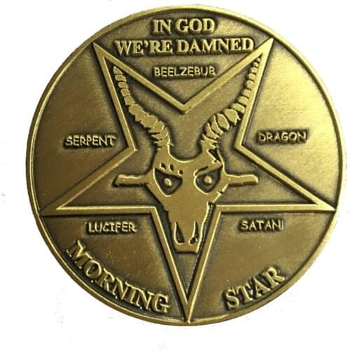 Manufacturer promotion Jesus cross brass antique metal coin can customize your own logo 3D coin