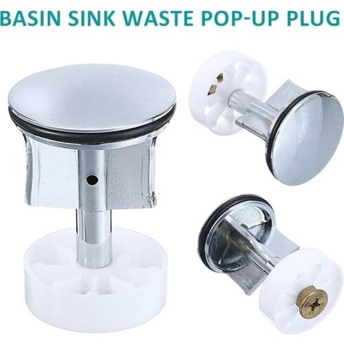 1pc Basin Sink Waste Pop-up Plug Washbasin Bathroom Accessory Bounce Drain Filters Tools Parts
