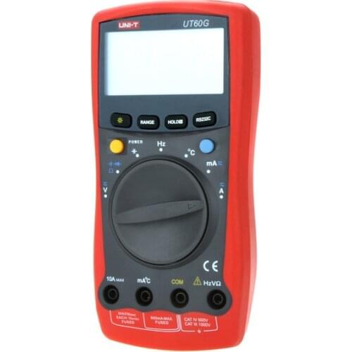 RS-232 DMM Digital Multimeter UNI-T UT60G Auto Ranging AC/DC Digital Multimeter with Frequency/Duty Cycle/Capacitance