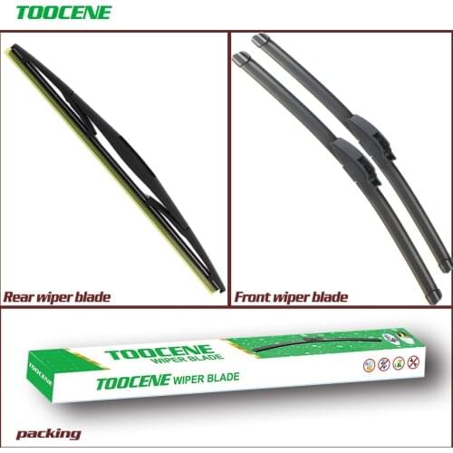 Front and Rear Wiper Blades For Honda Jazz 2002 -2008 Windscreen Windshield Wipers Auto Car Accessories