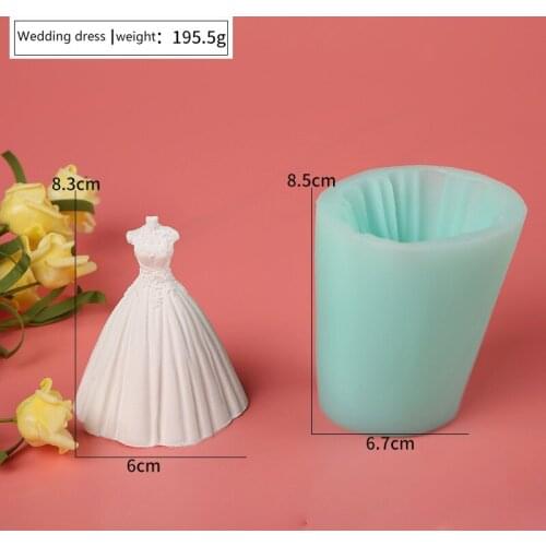 Silicone mold 3D wedding ballet diy simulation vase flower arrangement home decoration aromatherapy plaster mold crafts