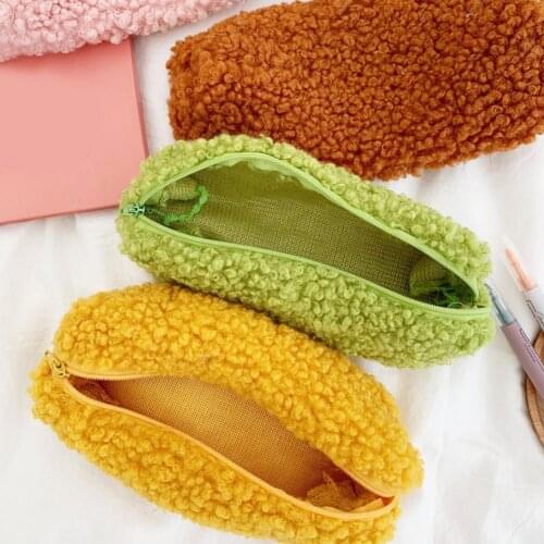 Student Pen Case Innovative Plush Lightweight Portable Pen Case Creative Plush Student Pencil Case Kawaii Creative Pencil Case