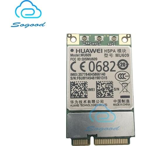HUAWEI MU609 MINI PCI-E M2M WCDMA Wireless 3G WWAN Module HSPA+/UMTS/GSM/GPRS quad-band 850/900/1900/2100 MHz card