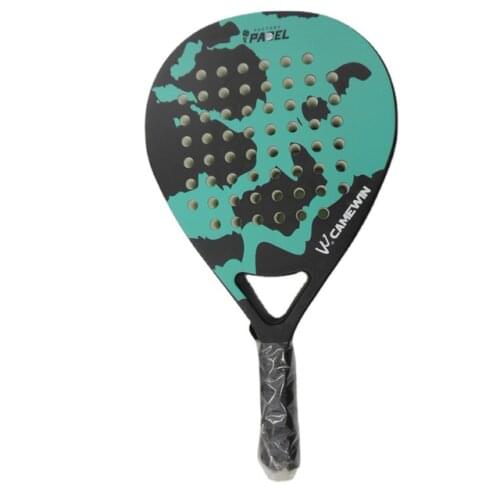 Mens Womens Professional Full Carbon Beach Tennis Paddle Racket Soft EVA Face Tennis Raqueta With Bag For Adult -40
