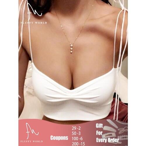 Women White Black Corset Top Y2K Sexy Casual Sling Spaghetti Strap Camis Pleated Bow Tie Sleeveless Tank Top Ladies Streetwear