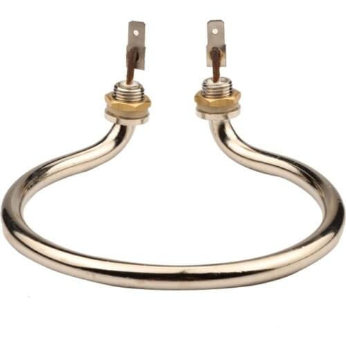 1000W 220V Head Heating Coil Element Brass Pipe with Bend Electroplate Hexagonal Head Screw Heating Tube for Water Machine