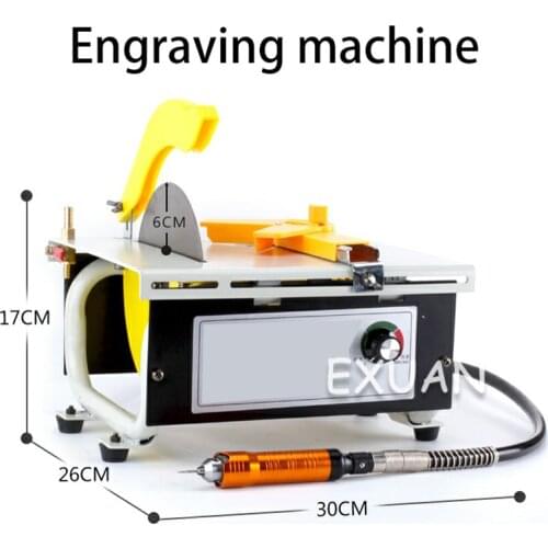 220V/1280w High Power Multi-function engraving machine Table saw desktop cutting machine Jade jade DIY