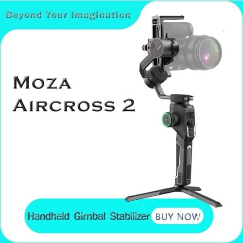 Moza Aircross 2 3 Axis Camera Gimbal Stabilizer Steadycam for Sony A6300 Panasonic GH5 GH4 Canon EOS Pk Zhiyun Crane